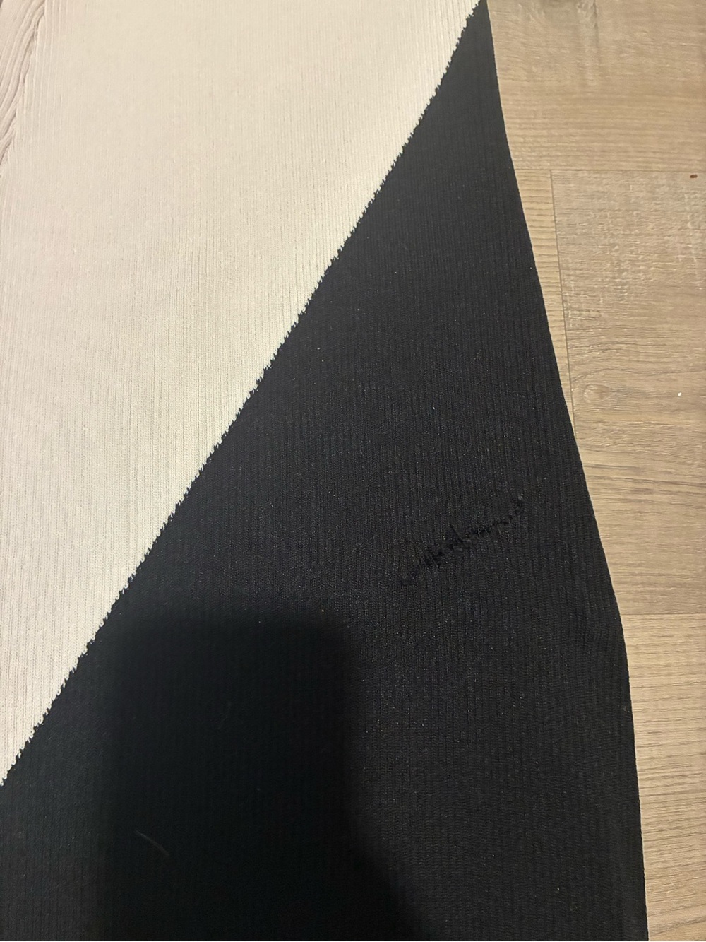 Meshki Strapless Two-Tone Black & White Maxi Dress - Picture 3 of 4